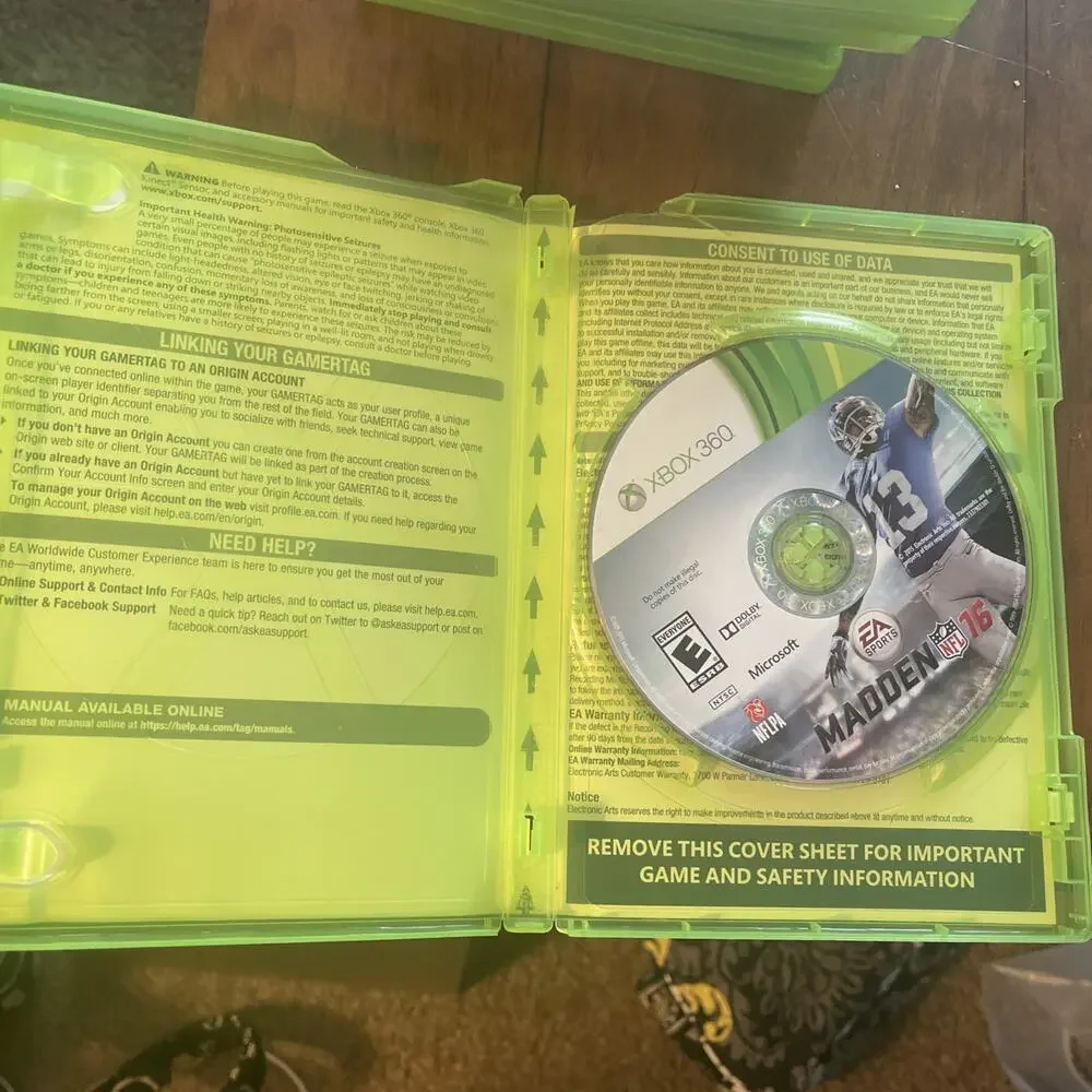 Madden NFL 16 (Microsoft Xbox 360, 2015)